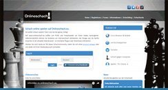 Desktop Screenshot of onlineschach.eu