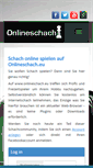 Mobile Screenshot of onlineschach.eu